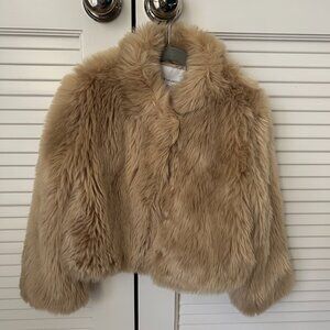 Festive Faux Fur Jacket